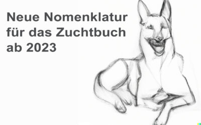 Neue Nomenklatur Zuchtbuch 2023