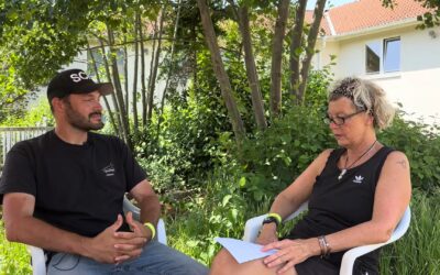 Interview mit Albert Spreu und Ida Johnsdotter im Sportzentrum Auefeld Juli 2023